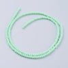 Perles toupies vert clair, perles bijoux, perle cristal vert,perle cristal, cristal vert clair,Perle verre facette, fil de 150, 3mm-G2122