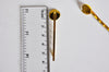Supports de barrette métal doré support cabochon,barrette dorée,accessoires cheveux, fabrication bijoux,12mm,lot de 5 G3495-Gingerlily Perles