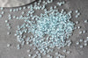 Perles rocailles miyuki bleu ciel, Perle rocaille japonaise Aqua Mist Lined Crystal ,perle rocaille perlage,15/0, 1.5mm, Sachet 10g G3952