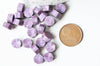 Granulés cire violet nacré à cacheter, fourniture pour sceaux personnalisés pour sceaux et invitations de mariage DIY, les 100 G3971