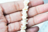 perles coquillage naturel coloré, chips coquillages,perle coquillage,création bijoux coquillage,15mm, le fil G4074
