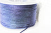 cordon satiné torsadé bleu marine, cordon pour bijoux,cordon bleu scrapbooking,corde décoration, largeur 2mm, longueur 1 mètre G4593