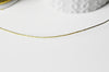 fil doré métallisé or clair, fil original, création bijoux, fil Couture, broderie,fil or,fil métallique, diamètre 0.8mm,5 mètres G4419