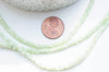 perle nacre naturelle heishi vert pastel,tube coquillage coloré,perle coquillage,création bijoux,2x4mm, le fil de 95 perles G5129