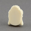 perle tête de boudha résine blanche,perle imitation corail pour fabrication bijoux en résine,les 2 perles,20mm G4985