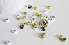perle ronde Lettres Alphabet doré noir blanc argent,perle plastique,perle lettre,création bijoux, lot de 10 grammes-G1689