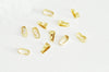 Bélière acier doré,support acier,création bijoux,support Pendentif doré, acier inoxydable,création collier,les 10, 7mm,G2897-Gingerlily Perles