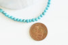 Perle turquoise Bijou pierre naturelle, perle turquoise, turquoise naturelle, perle pierre, 4mm, le fil de 90 perles G5168