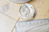 Boite à bijoux verre hexagone,rangement bijoux,boite verre vintage,boîte décoration, décoration minimaliste,boîte verre,4.3cm côté G4146-Gingerlily Perles