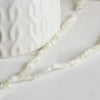 Perles toupies cristal blanc irisé, perles bijoux, perle cristal, Perle verre facette,création bijoux, fil de 200, 2.5mm,G2643