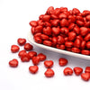 Perle coeur plastique rouge,pendentif acrylique,perle,création bijoux plastique coloré, 10mm, lot de 20,G3491