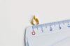 Bélière feuille zamac doré,support pendentif création bijoux et création collier, lot de 10, 11mm G3515-Gingerlily Perles