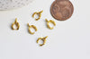 Bélière feuille zamac doré,support pendentif création bijoux et création collier, lot de 10, 11mm G3515-Gingerlily Perles