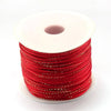 Cordon rouge or, fabrication bijoux, création bijoux,ruban mariage,fourniture créative, scrapbooking, largeur 1.5mm, longueur 1 mètre,G3369