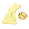 Broche pins lapin motif végétal doré émail,broche dorée,creation bijoux,décoration veste, 30x23mm,l'unité G5546-Gingerlily Perles