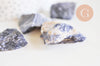pierre sodalite naturelle brute 24.5~47mm, pierre naturelle non traitée, litotherapie,la pierre