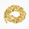 Perle carrée facettes hématite dorée 4mm, perle hématite synthétique création bijoux pierre, le fil de 90 perles G6273-Gingerlily Perles