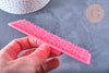 tampon biscuit silicone rose, Moule patisserie, moule en silicone pour décorer des gateaux ou décor pour pâte polymère,12.2cm,l'unité G4179