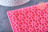 tampon biscuit silicone rose, Moule patisserie, moule en silicone pour décorer des gateaux ou décor pour pâte polymère,12.2cm,l'unité G4179