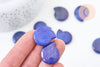 Pierre polie lapis lazulis naturel, pierre roulée lithothérapie, lapis lazulis naturelle,15-35mm,l'unité G5609