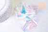 Feuille holographique pour création de bijoux 40x3mm, inclusion résine ou création pâte polymère, la feuille G5904