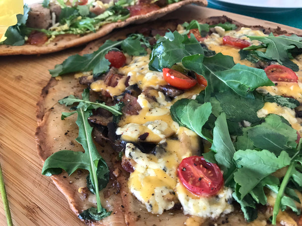 South African Pizza with Arugula