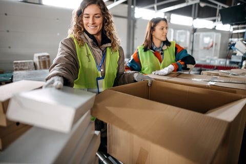 warehouse packing station