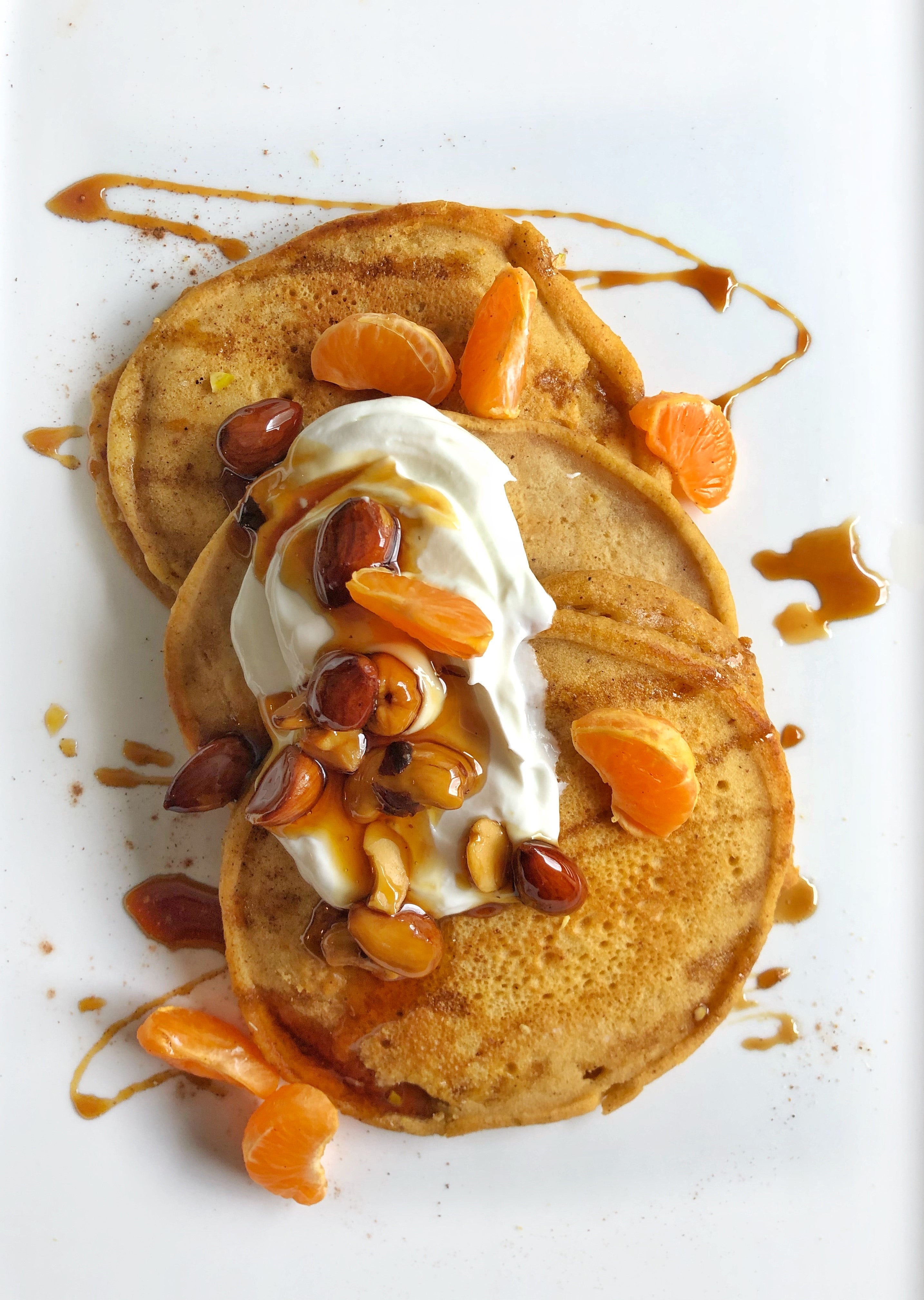 Pumpkin spice pancakes