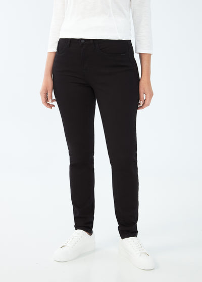 Pull-On Slim Leg #272506N (Ebony) Mid Rise FDJ Jeans – Janet Kemp