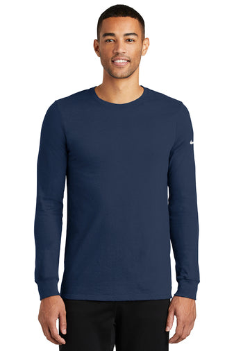 nike dri fit cotton long sleeve tee