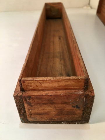 long wooden box