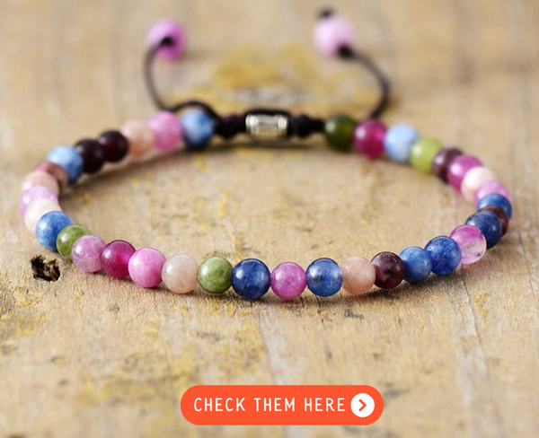 tibetan beaded boho bracelet