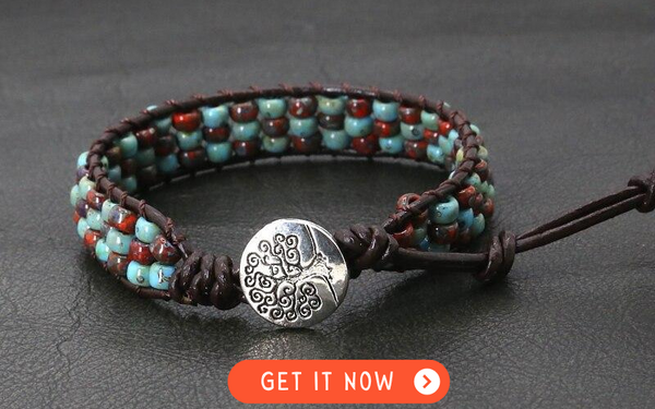 cuff leather bracelet