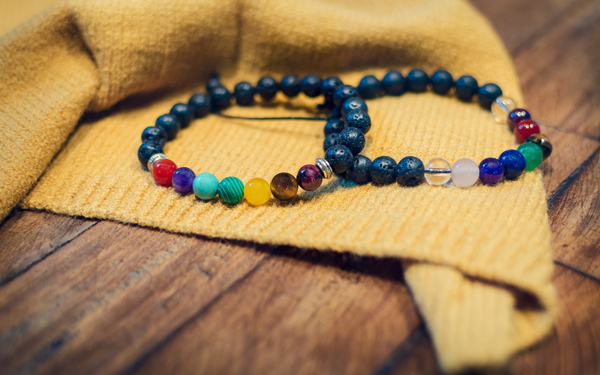 volcanic bead bracelet