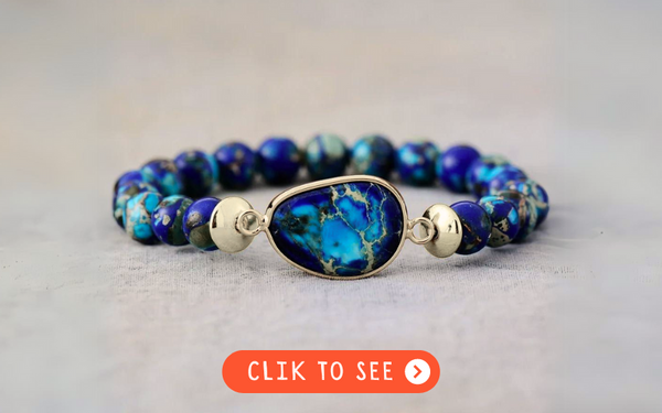 Ocean Jasper Stone Bracelet