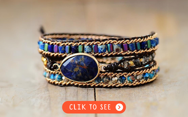 Sodalite wrap Bracelet