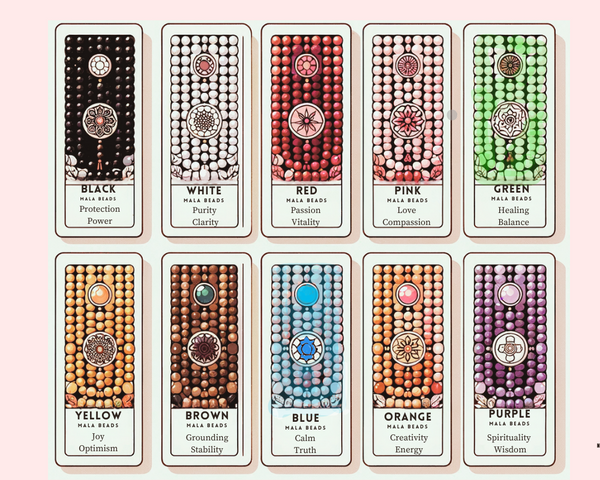 mala beads color significance