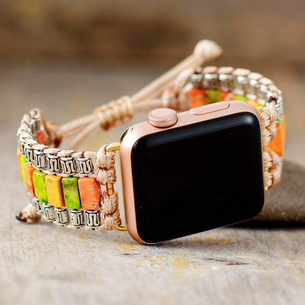 African Turquoise Boho Watch Band Replacement for iwatch Apple