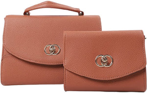 Mh Bijoux Damen Handtasche Polyurethan -2-teilig riesige Auswahl zum kleinen Preis Donnaevermore