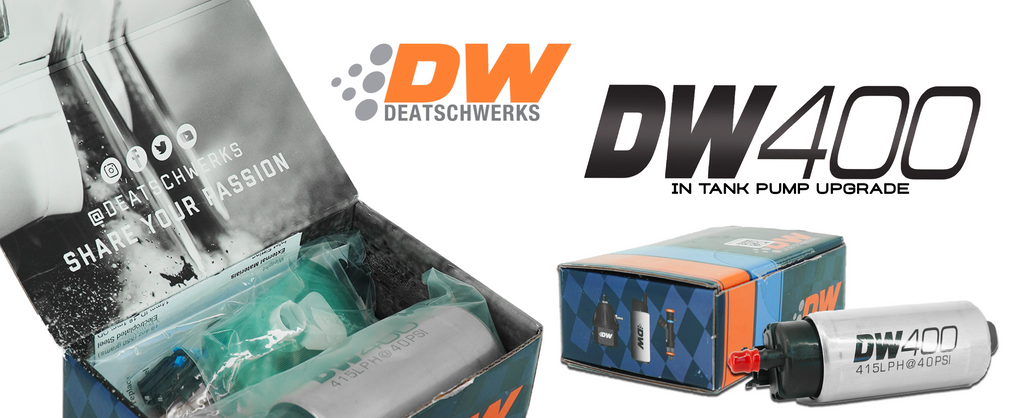 Photo Description of the DeatschWerks DW400 in tank pump upgrade for the 2015-2022 EcoBoost Mustang