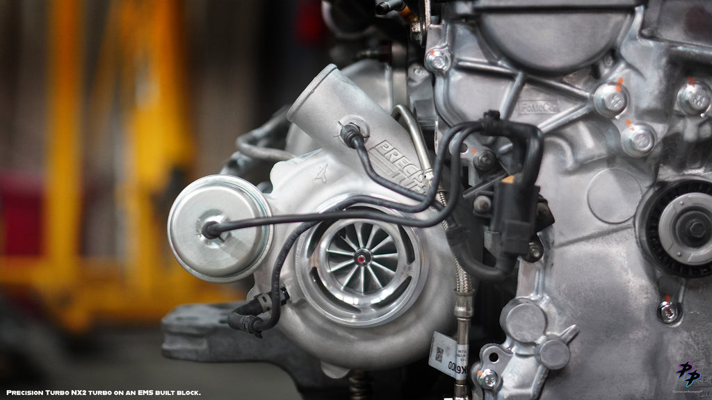 Precision Turbo NX2 en un bloque integrado EMS - Mustang EcoBoost