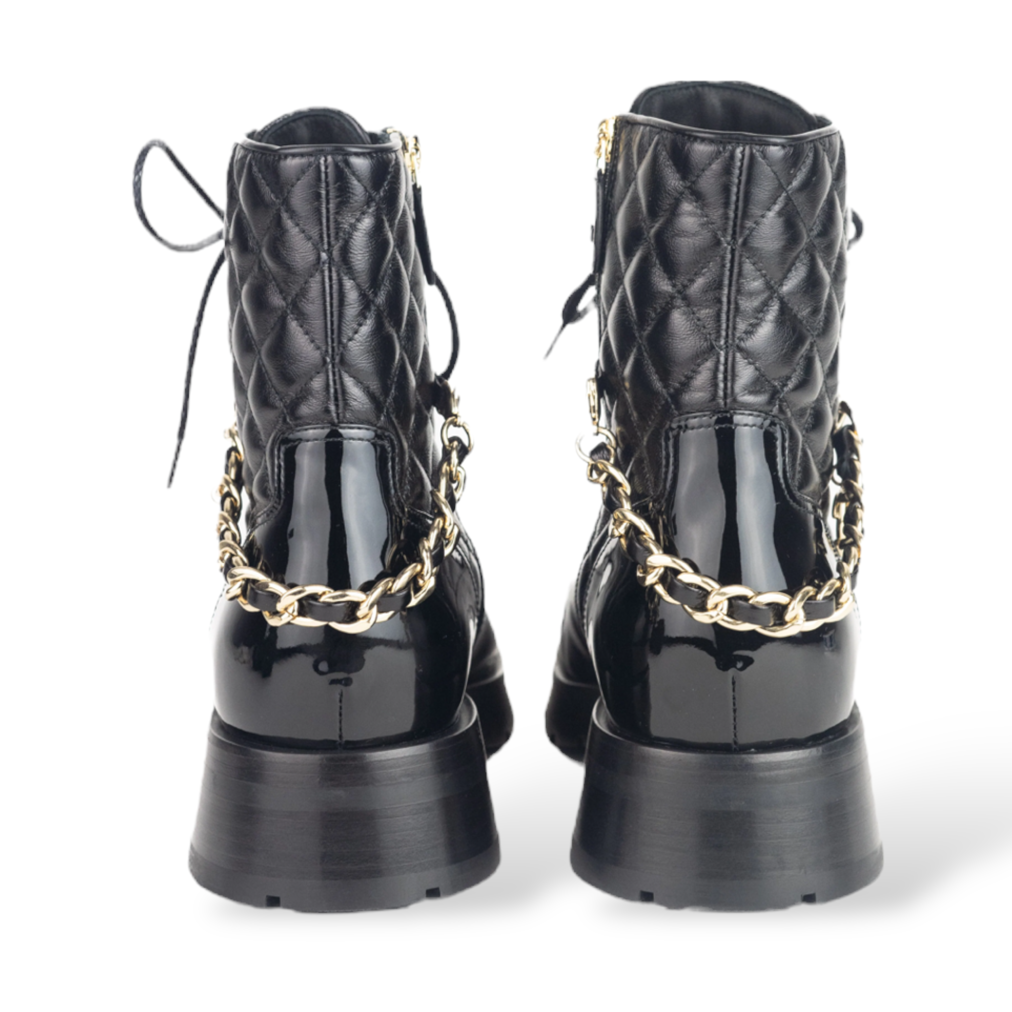 Chanel 2023 Spring Runway fish Net knee boots with bow and black patent  front For Sale at 1stDibs  chanel mesh boots 2023