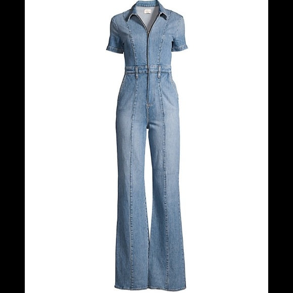 alice and olivia gorgeous wide leg jumpsuit