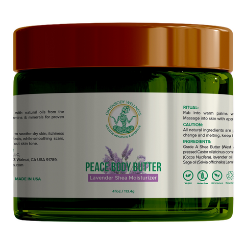 peace lavender body butter