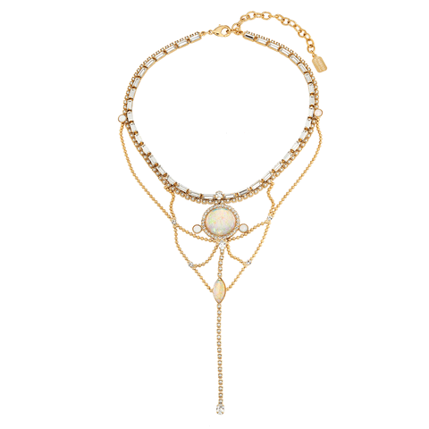 Necklaces - Delicate Gold, Pearl and Opal Necklaces – Lionette by Noa Sade