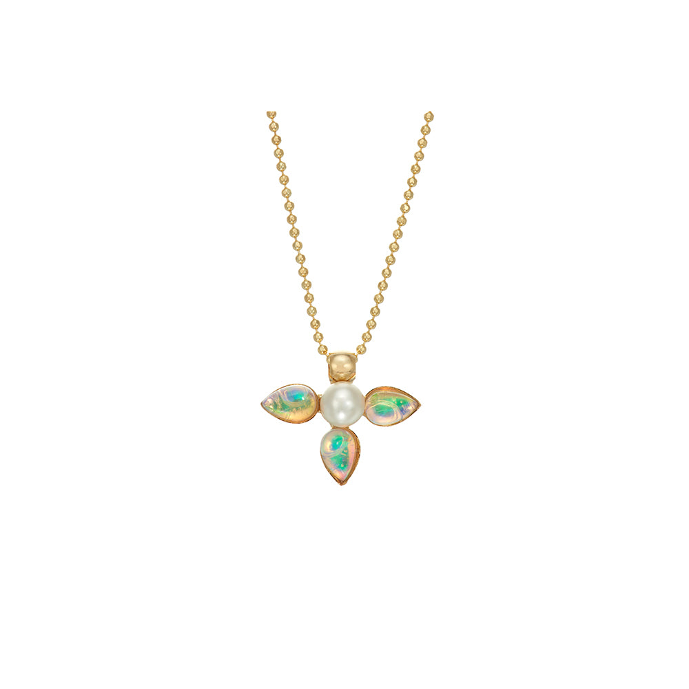 Buy Yoni Necklace (Opal Or Pearl) – Lionette NY