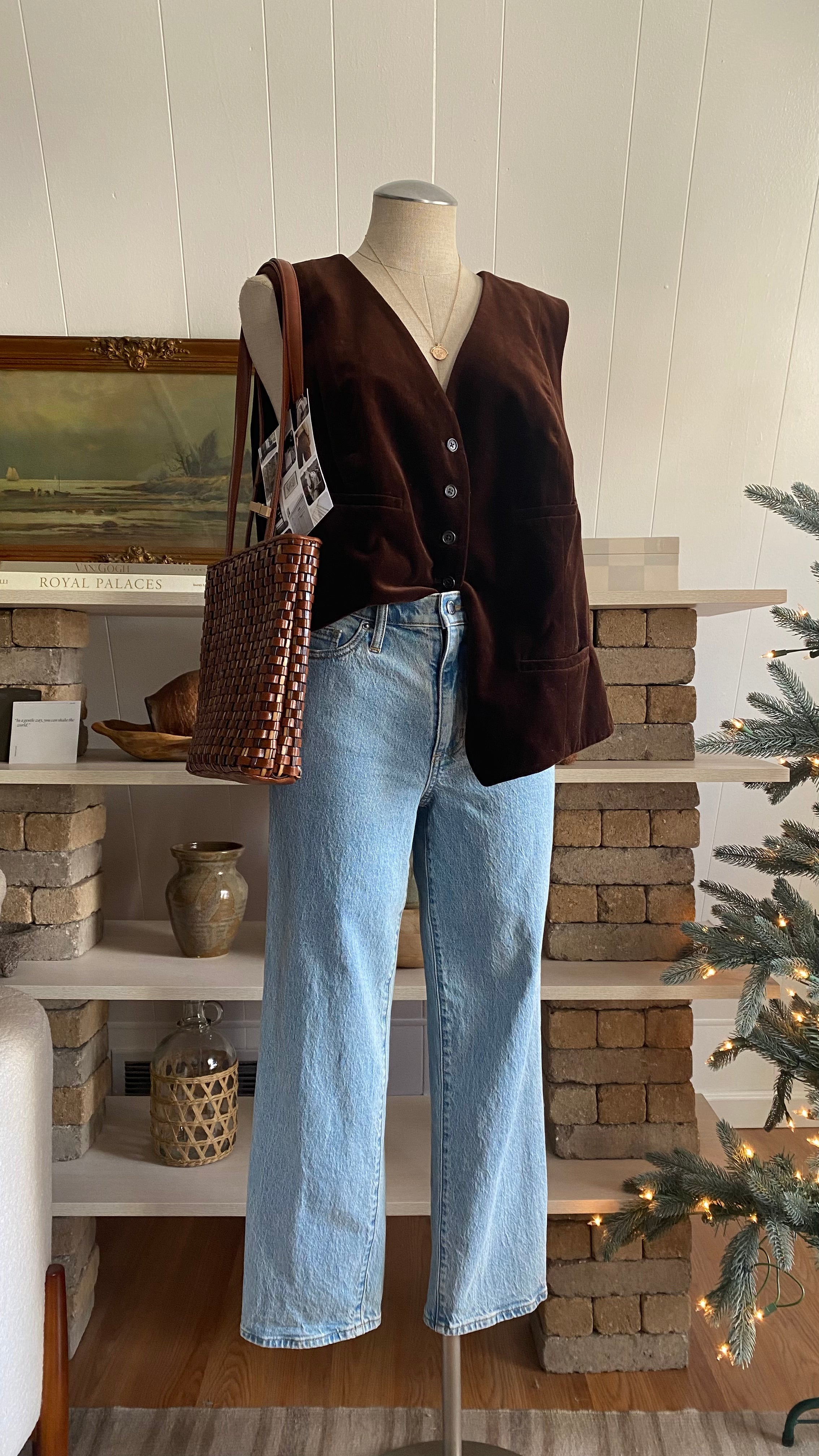 Size 1X Lauren Ralph Lauren brown velvet vest – Shop Clothing Compass