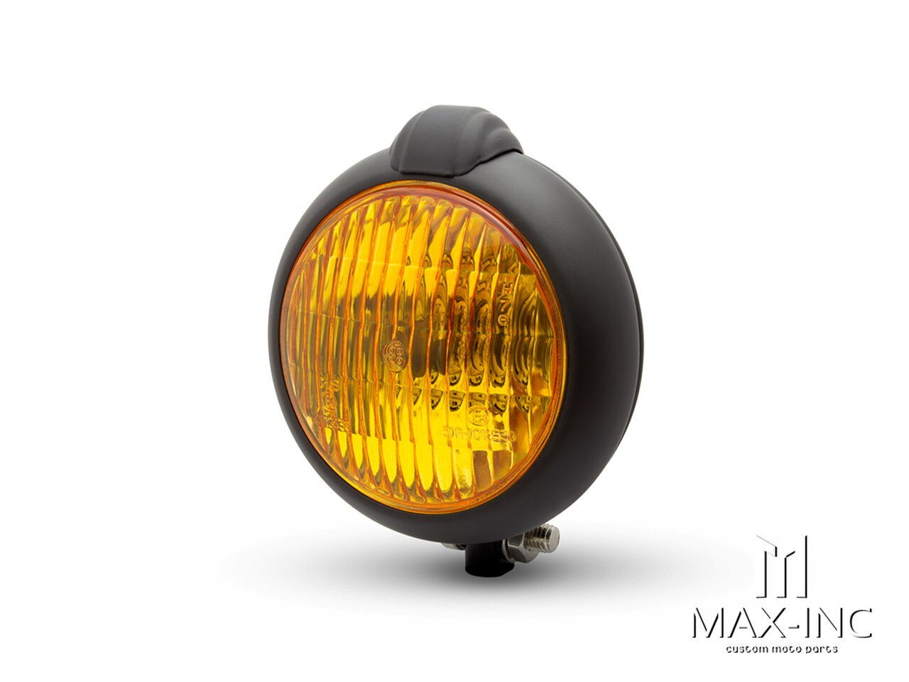 5" Metal Unity Style Headlight - Yellow Lens