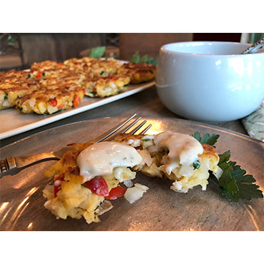 lion's Mane Mushrooms with Ahi Tuna Aoli