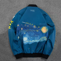 Starry Night Bomber Jacket – Bibisama 